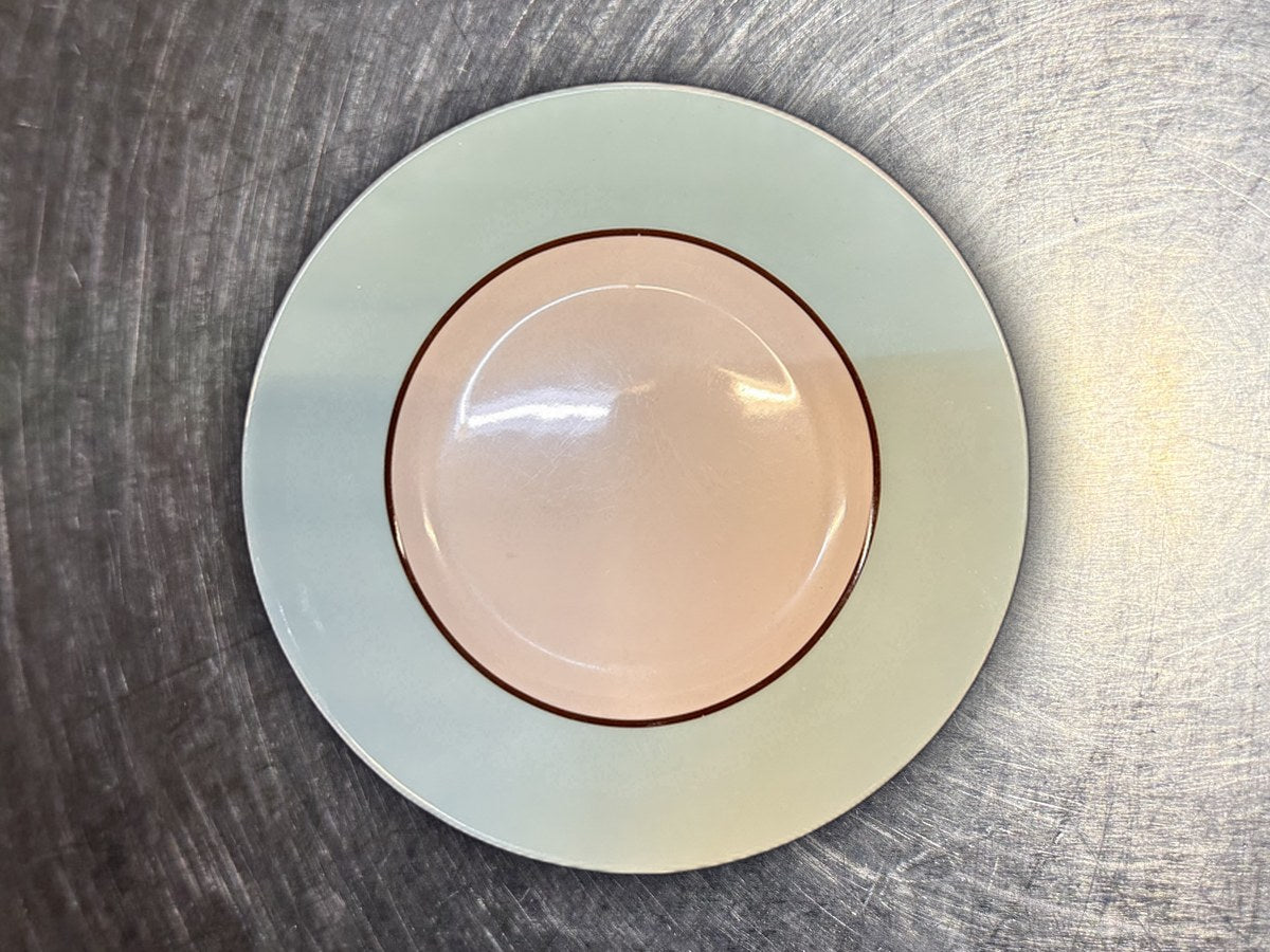 222 Fifth Audrey Blue Round Saucer: no lead detected by XRF