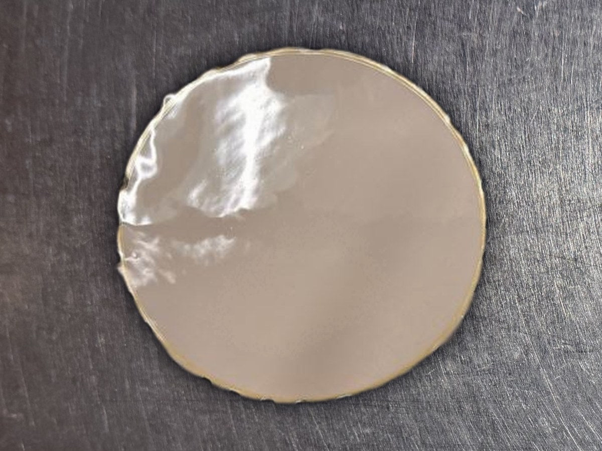 Almeria Collection Metallic Gold Black Strip Dish: 65 ppm lead by XRF