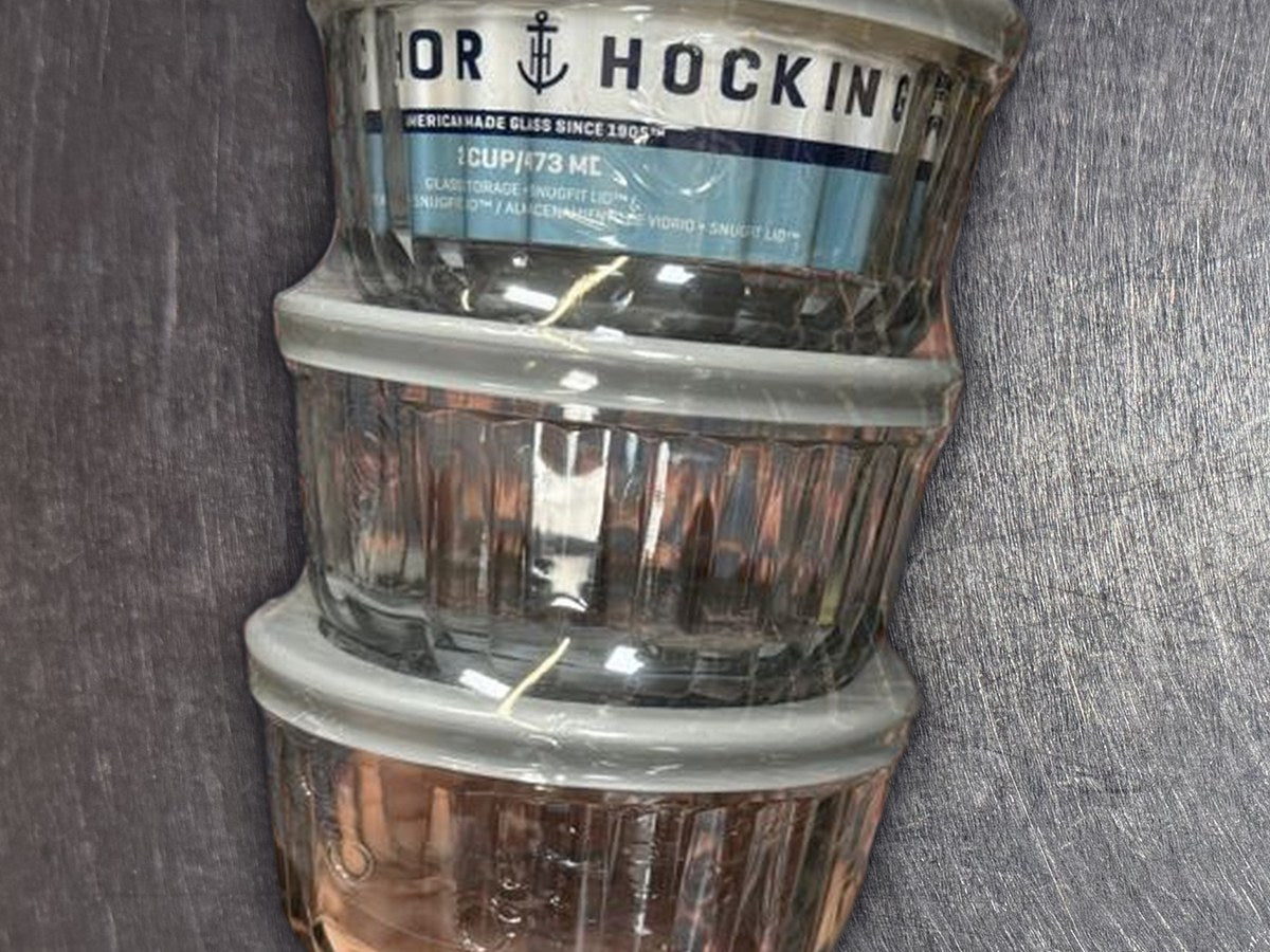 Anchor hocking 473ML glass storage