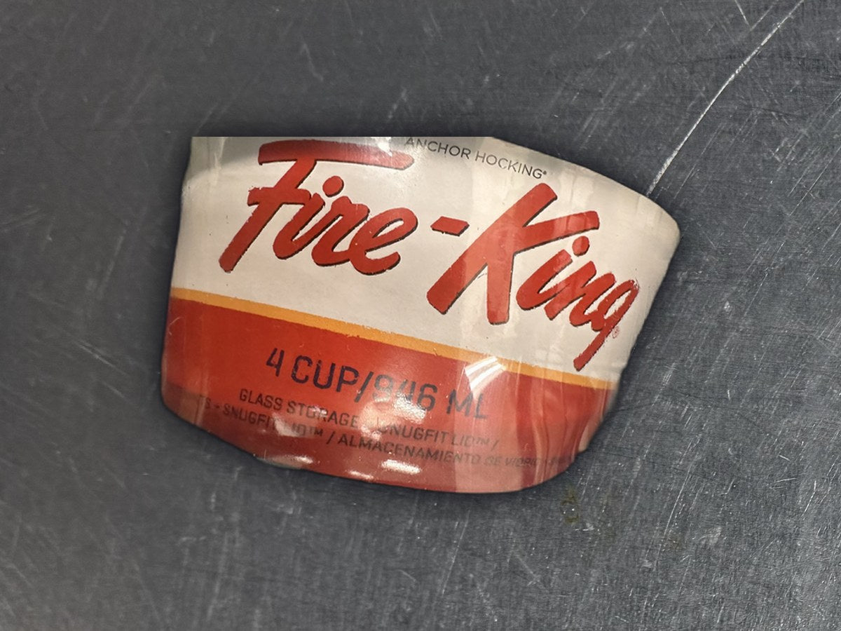 Anchor Hocking Fire King Glass Storage: no lead detected by XRF