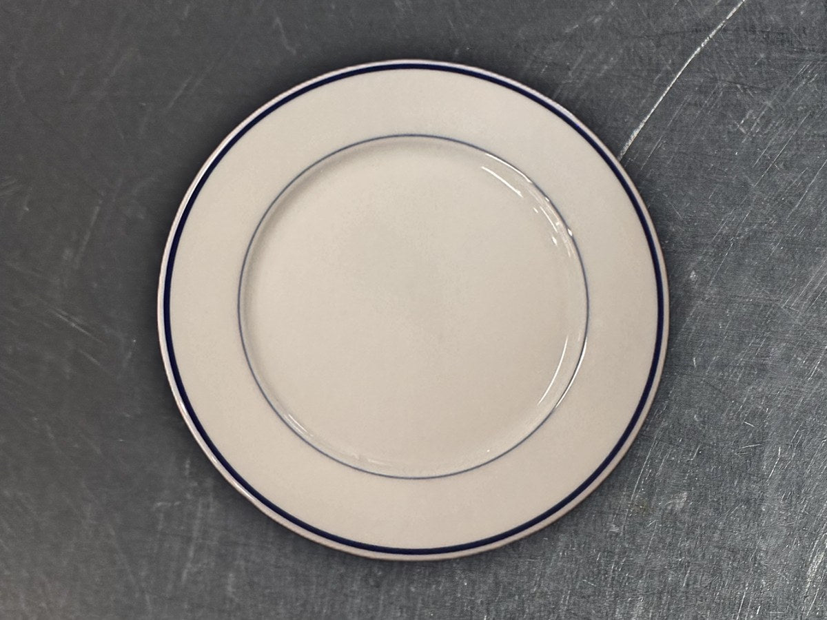 Apilco Round Blue Dish: 134 ppm lead by XRF