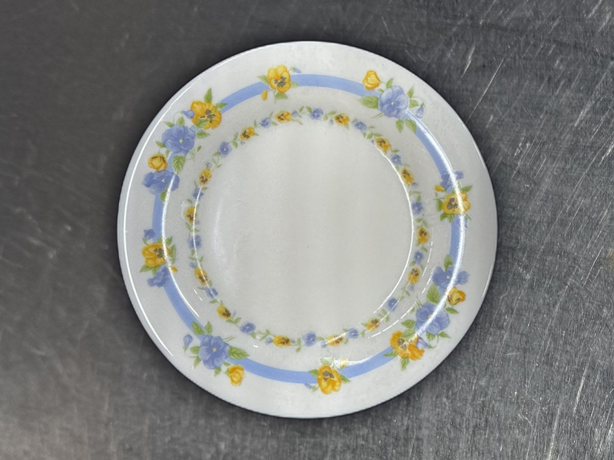 Arcopal Pansy Motif Saucer: 17 ppm lead by XRF