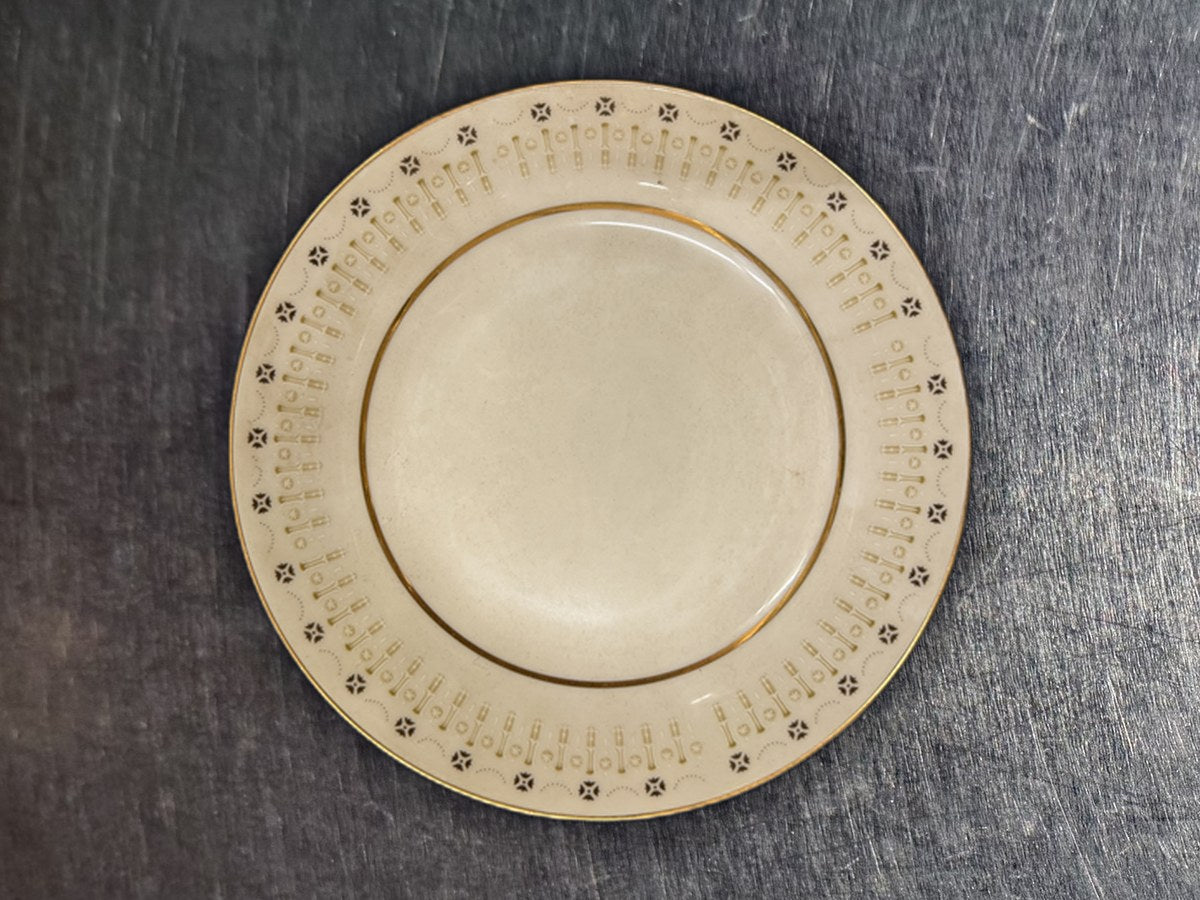 Arlen Gold Pattern Elegante Dish: 19 ppm lead by XRF