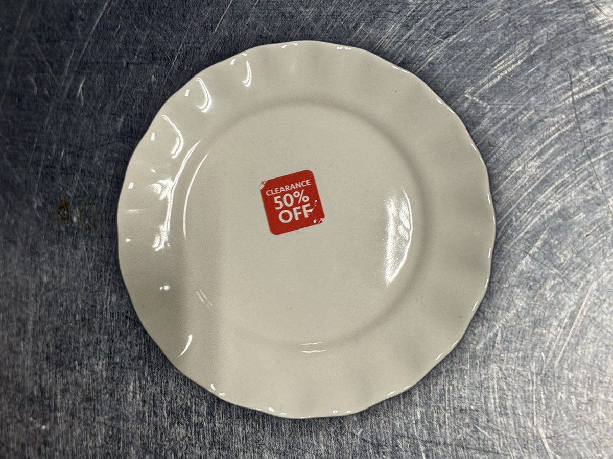At Home Round White Dish: 1,053 ppm lead by XRF