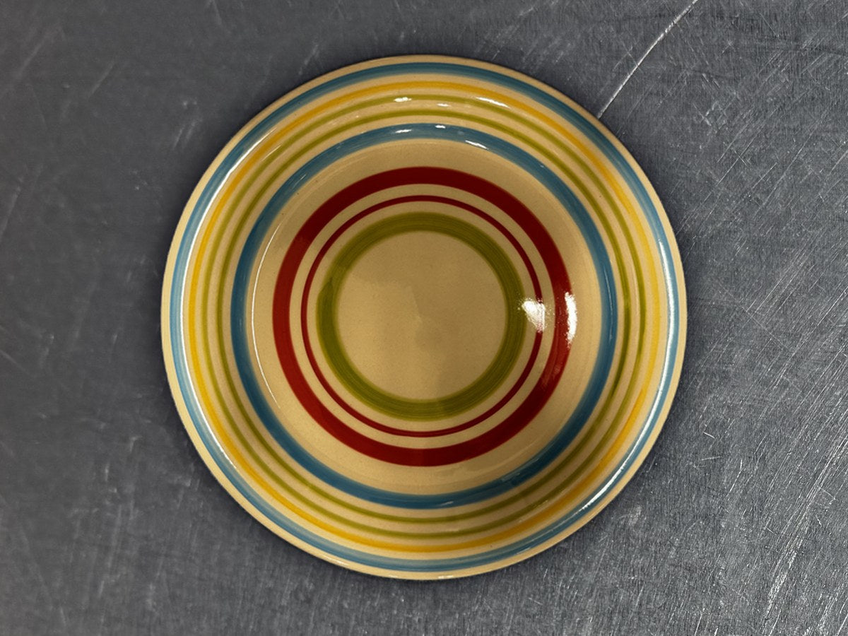 At Home Seaside Bright Stripe Small Dish: 53 ppm lead by XRF