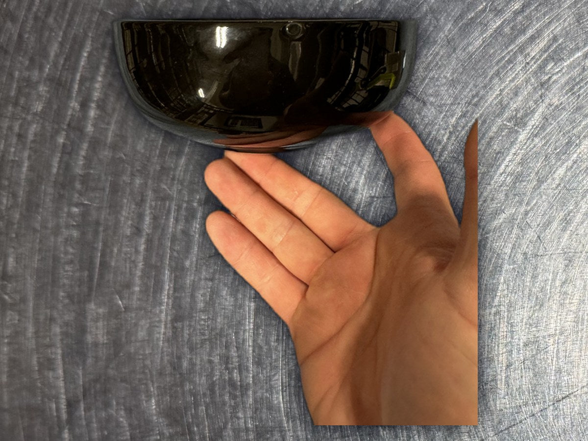 At Home Stoneware Small Black Bowl: 29 ppm lead by XRF