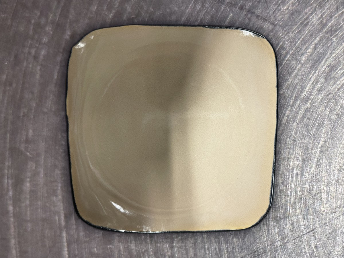 At Home Taupe Square Set White Dish: 14 ppm lead by XRF