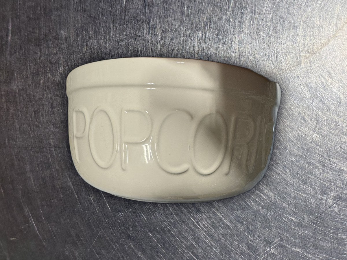 At Home White Popcorn Bowl 1: 3,950 ppm lead by XRF