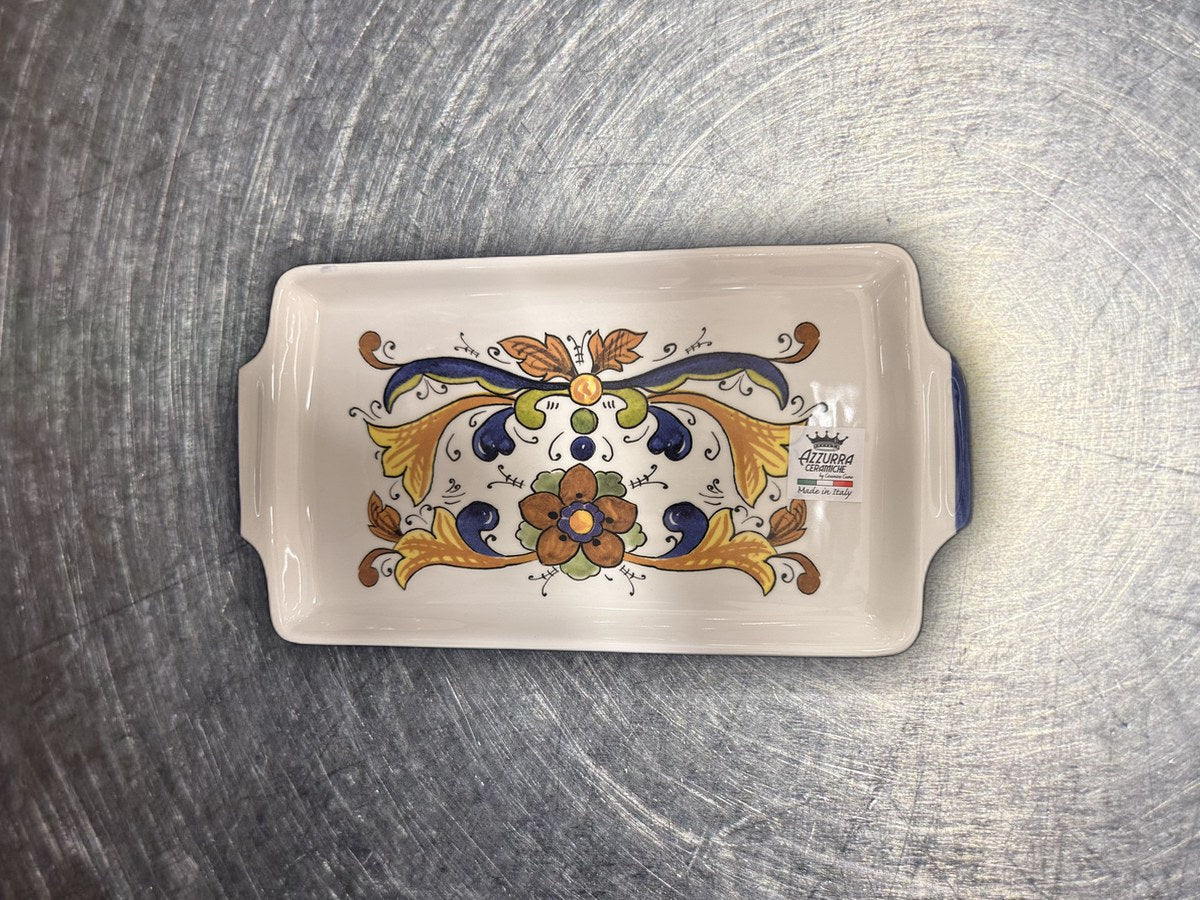 Azzurra Ceramiche Raffaellesco Tray: 621 ppm lead by XRF
