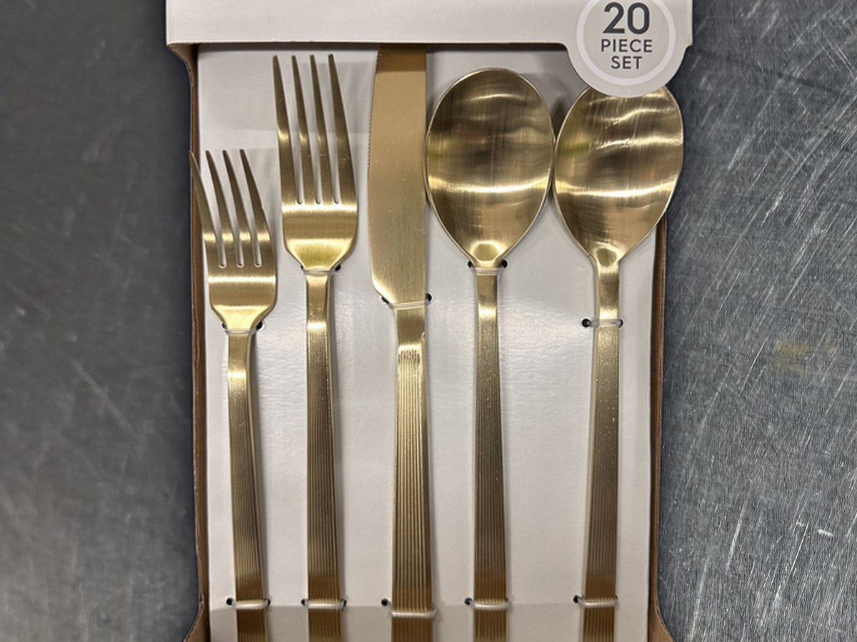 Better Homes & Garden Gold Flatware: no lead detected by XRF