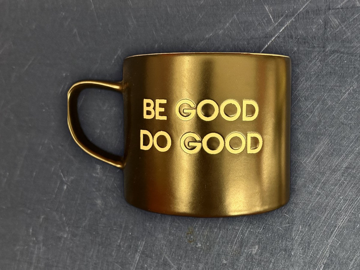 Boston Warehouse Leaf & Bean Be Good Coffee Mug: 70 ppm lead by XRF
