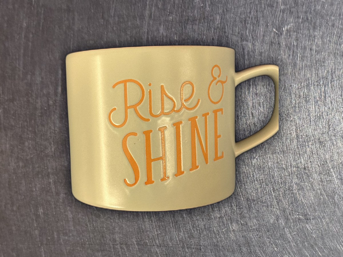 Boston Warehouse Leaf & Bean Rise & Shine Coffee Mug: 321 ppm lead by XRF
