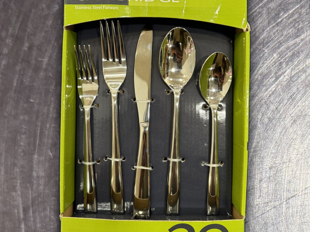 Cambridge Silver Stainless Steel Flatware: no lead detected by XRF