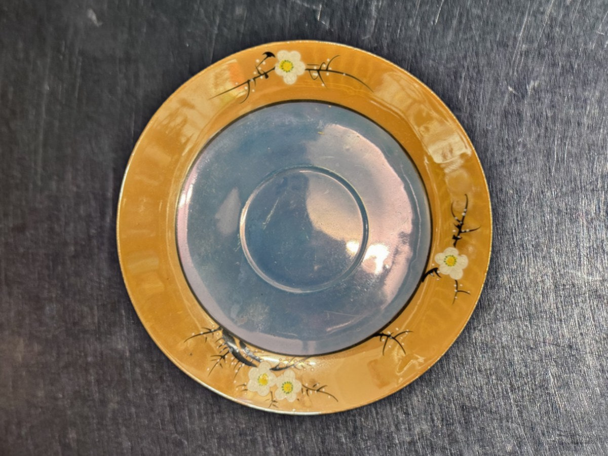 Ceramic Yellow Round Saucer: 70 ppm lead by XRF