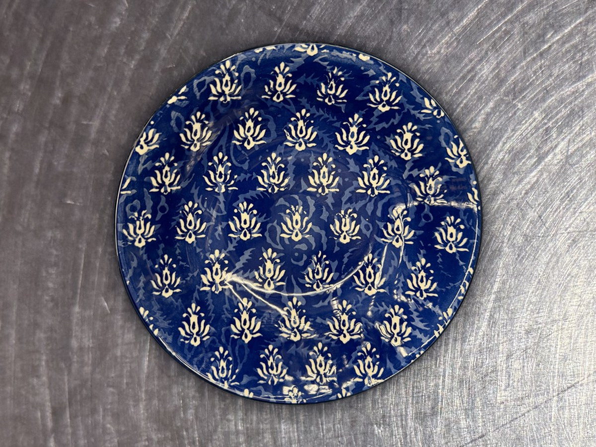 Certified International Blue Bracato Bowl: 68 ppm lead by XRF