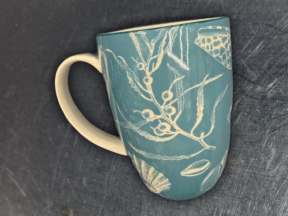 Certified International Light Blue Coffee Mug: 22,244 ppm lead by XRF