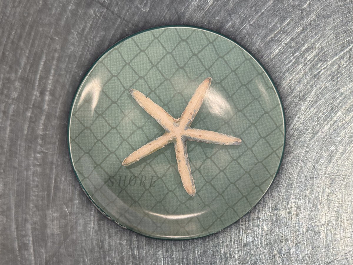 Certified International Ocean View Shore Dish: 1,321 ppm lead by XRF