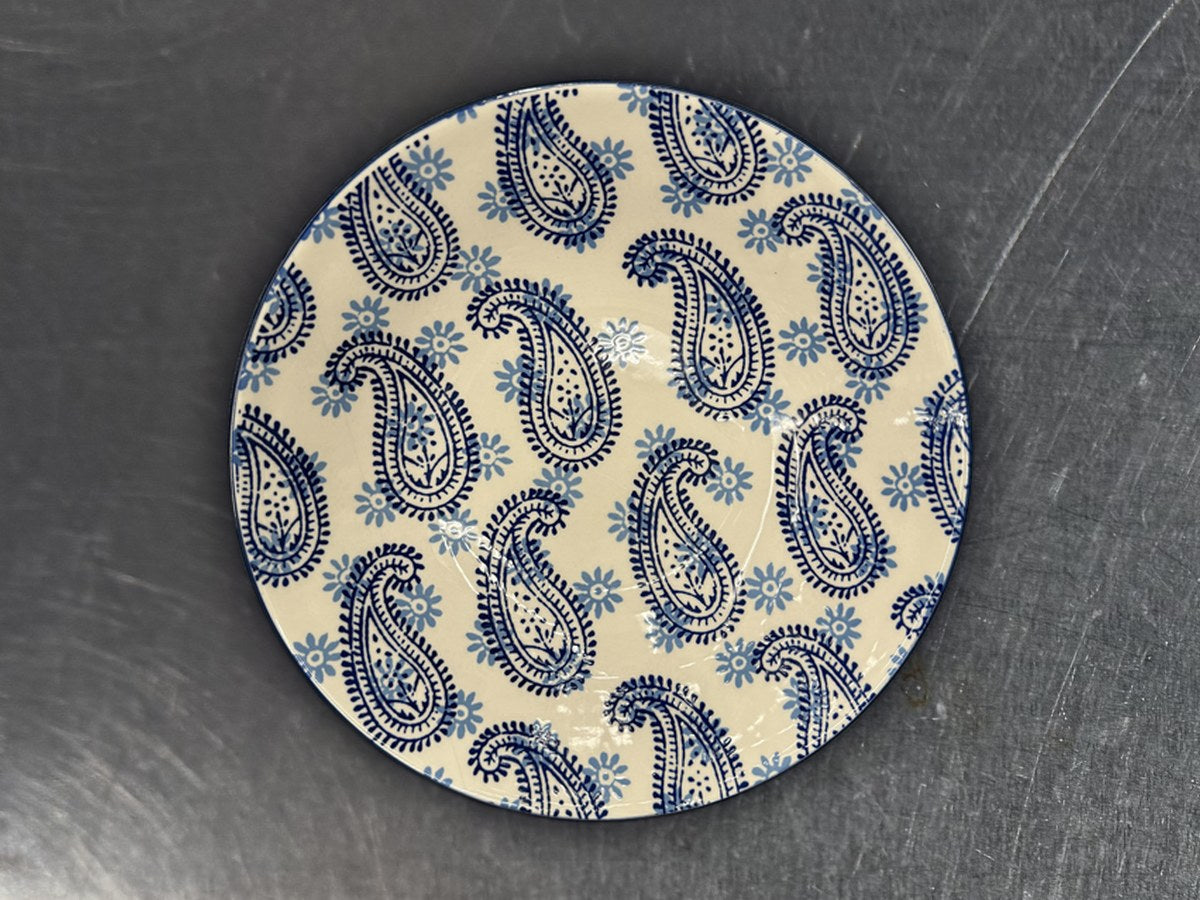 Certified International Paisley Blue Bowl: 66 ppm lead by XRF
