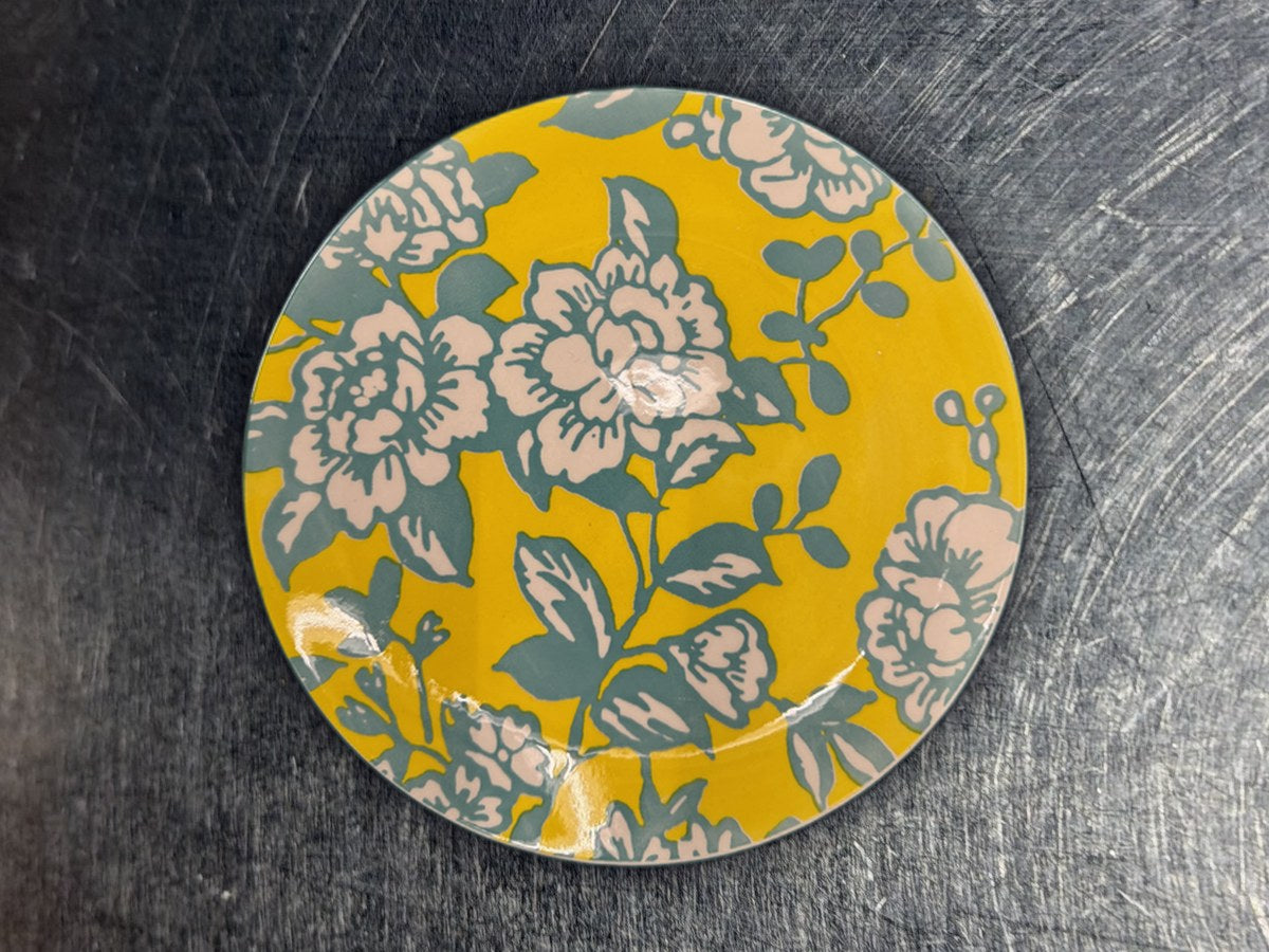 Certified International Yellow Flower Dish: 61 ppm lead by XRF