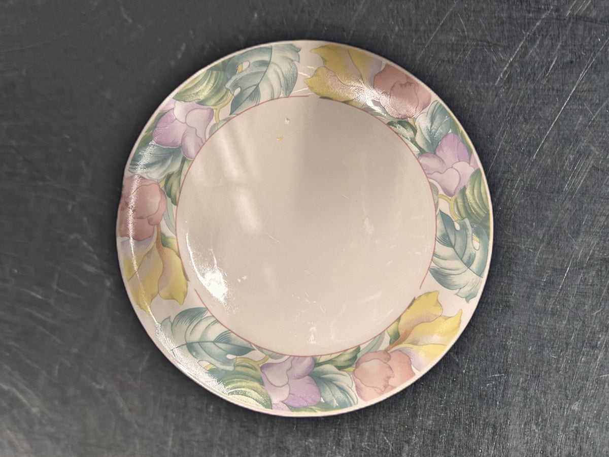 China Pearl Floral Design Dish: 65 ppm lead by XRF