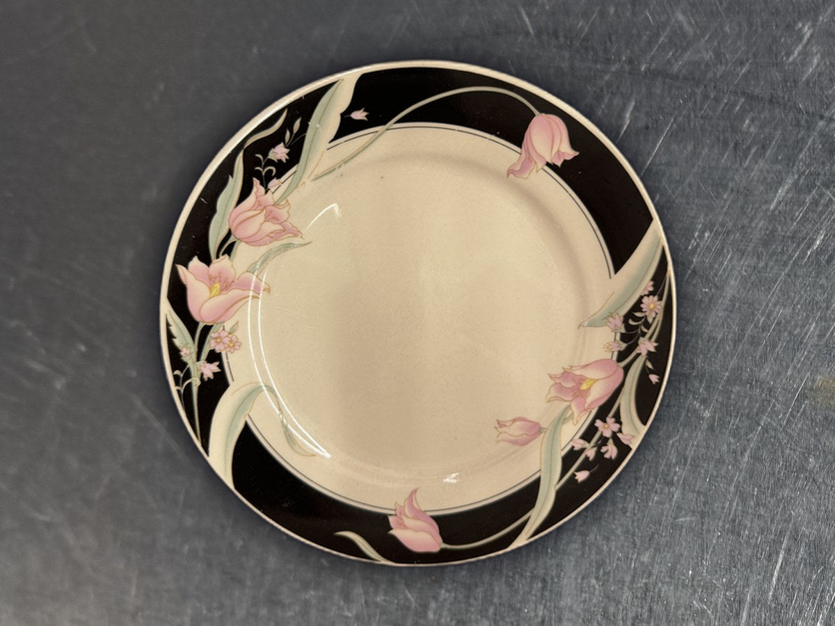 China Pearl Pink Rose Design Dish: 70 ppm lead by XRF