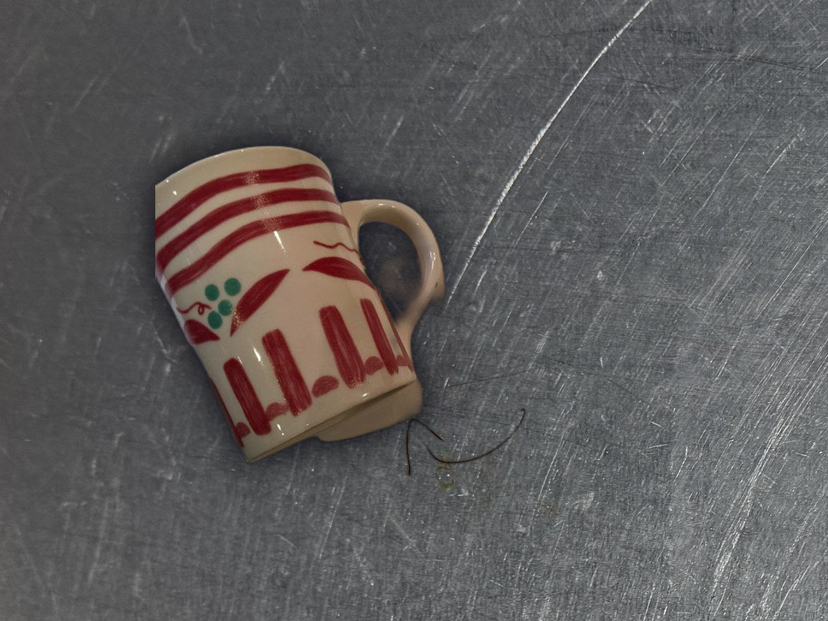 Classic Ceramics California Pantry Mug: 6,913 ppm lead by XRF