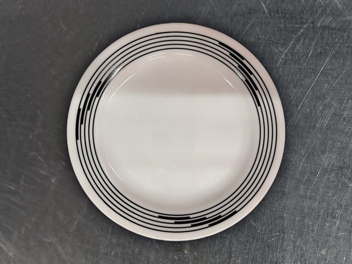 Corelle By Corning White & Black Optic Dish: 16 ppm lead by XRF