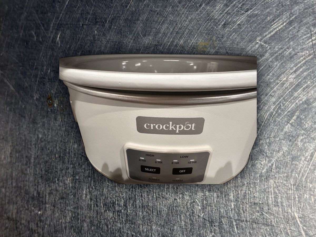 Crockpot 7qt White Slow Cooker: 494 ppm lead by XRF