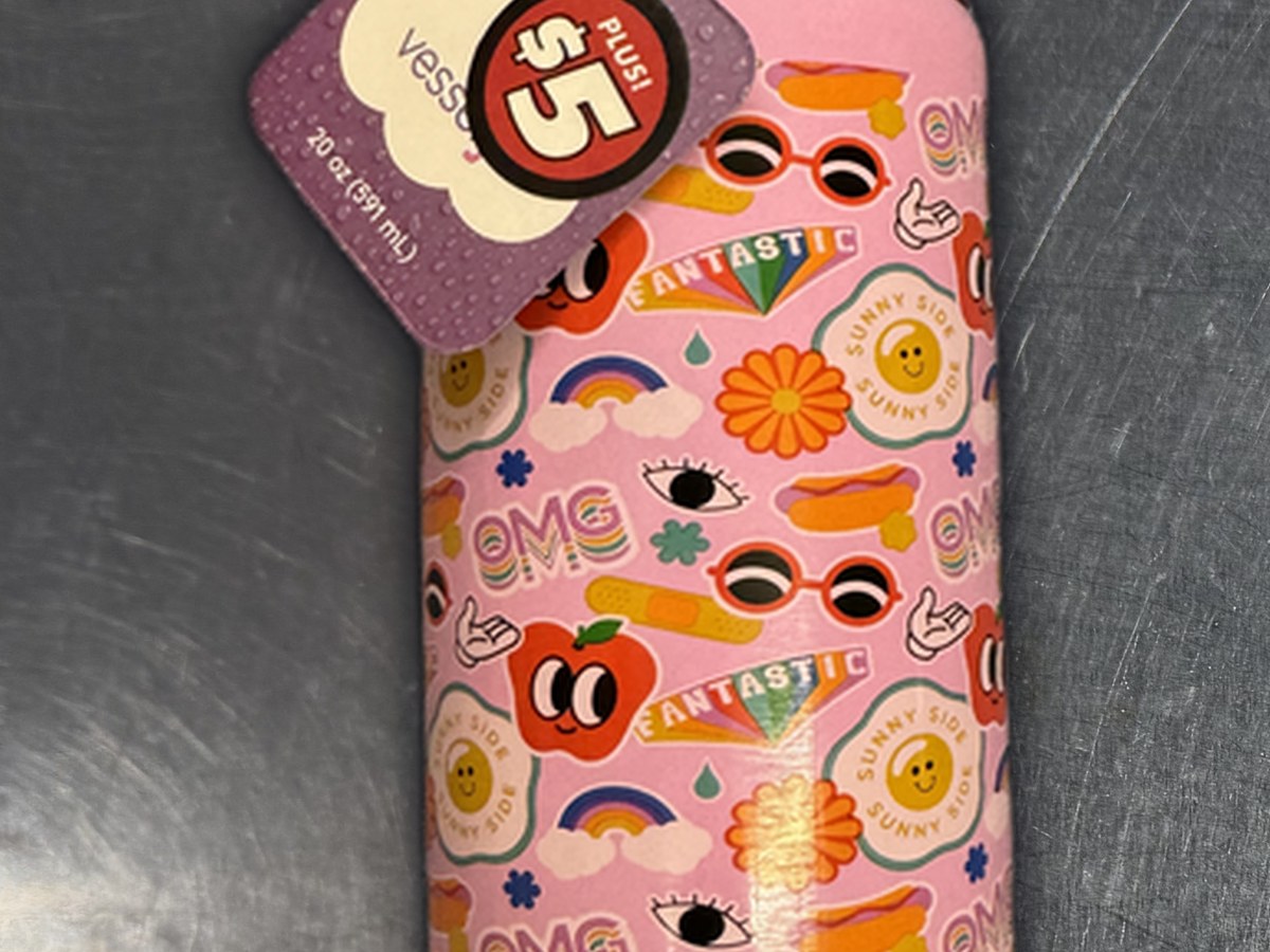 Decorate Girls Pink Water Tumbler: no lead detected by XRF