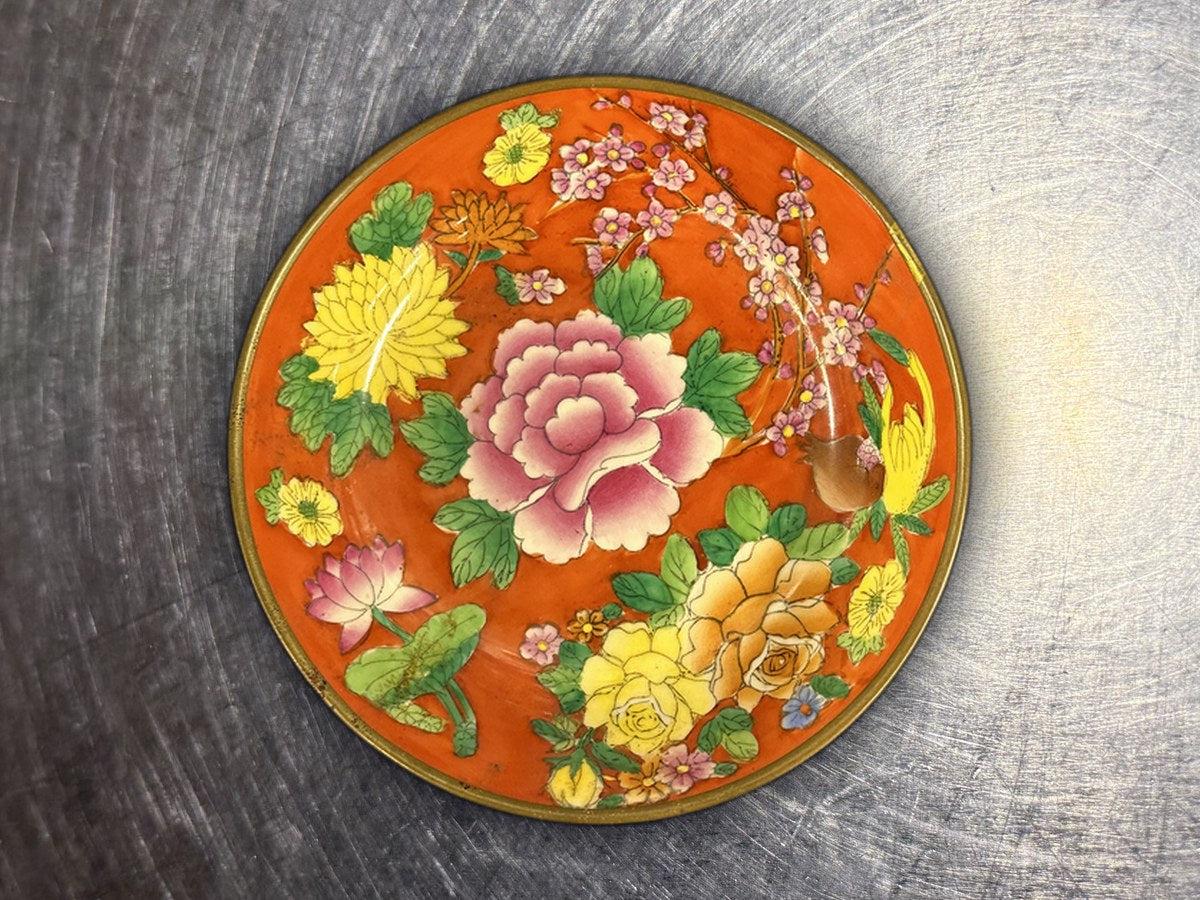 Decorative Floral Dish