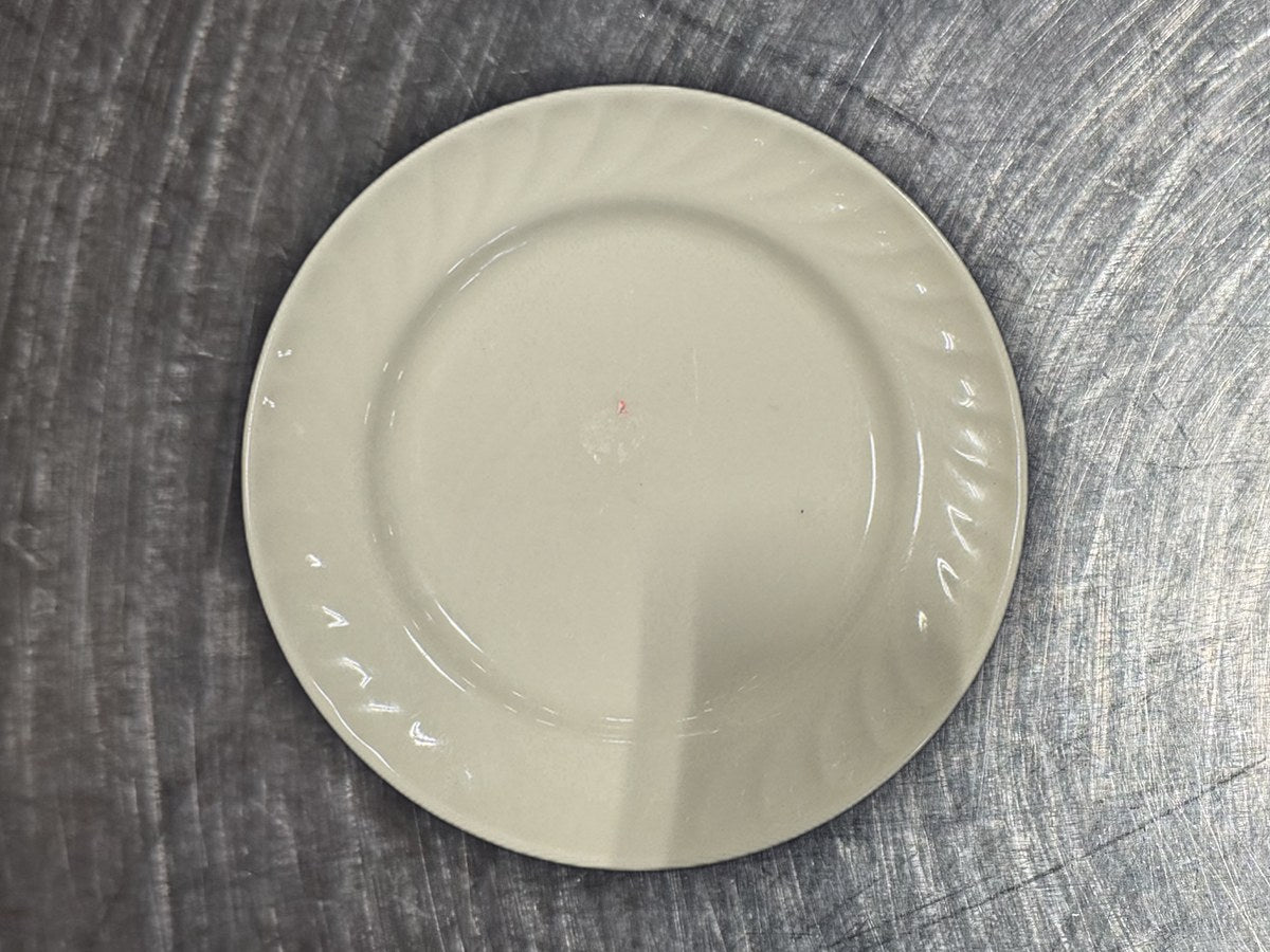 Delco Tableware Ceramic White Dish: no lead detected by XRF