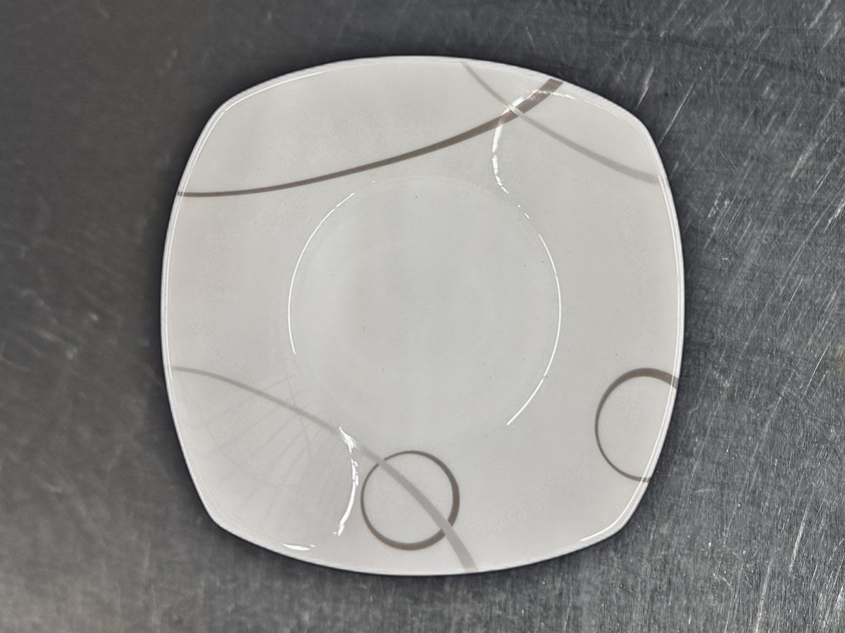Dining Redesigned By Mikasa Geometric Circles Dish: 62 ppm lead by XRF
