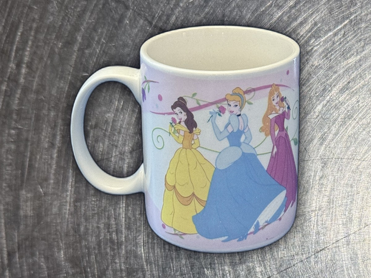 Disney aurora belle cinderella mug
