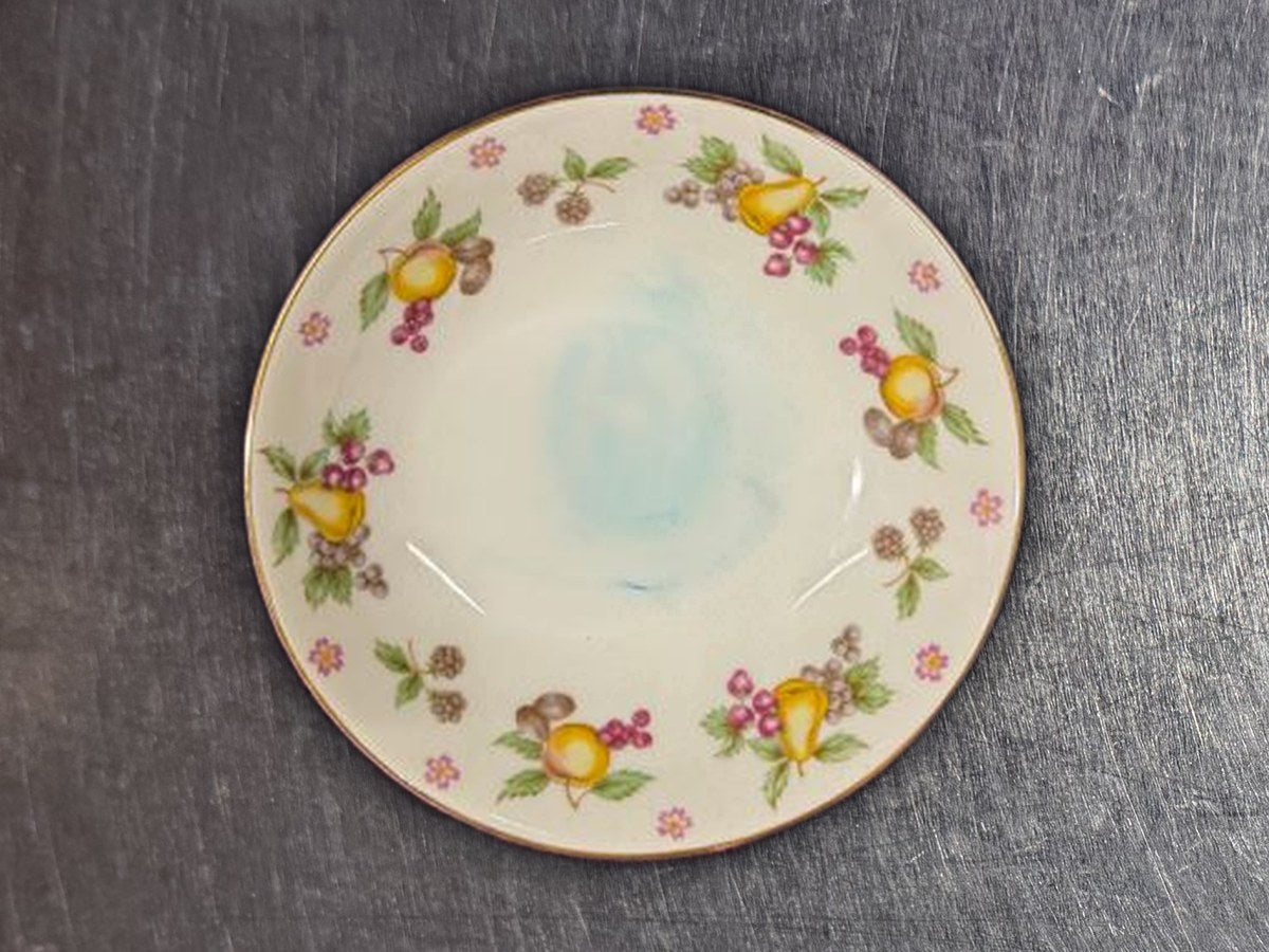 Empress China Orchard Garden Fresh Saucer: 26 ppm lead by XRF