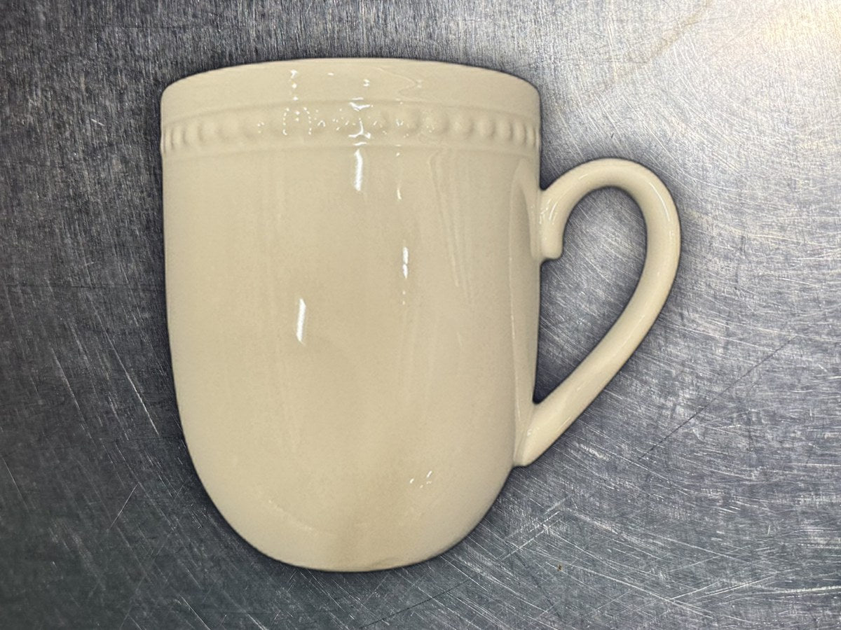 Everyday White Dotted Design Mug: 46 ppm lead by XRF