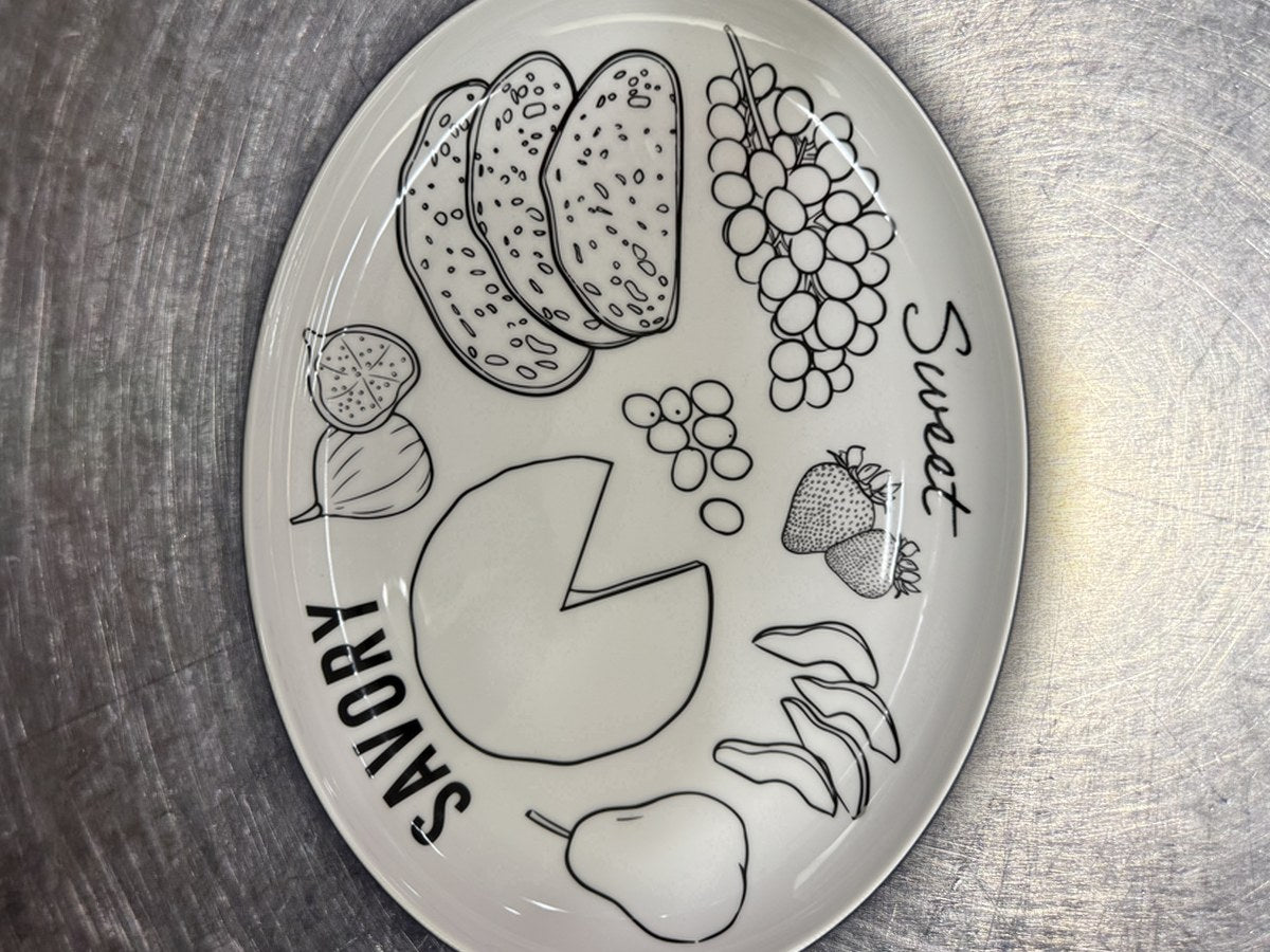 Everyday White Savory Sweet Oblong Dish: 363 ppm lead by XRF