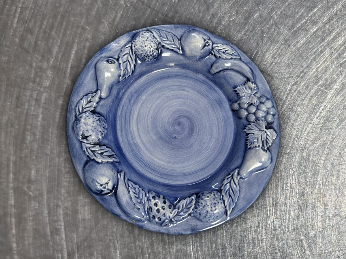 Faria & Bento Majolica Blue Dish: 2,926 ppm lead by XRF