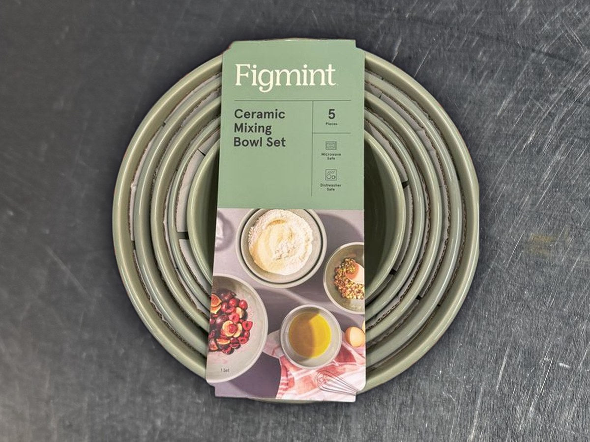 Figmint green mixing bowl set