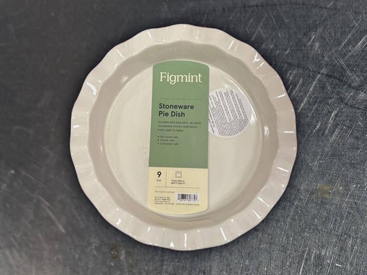 Figmint stoneware pie dish