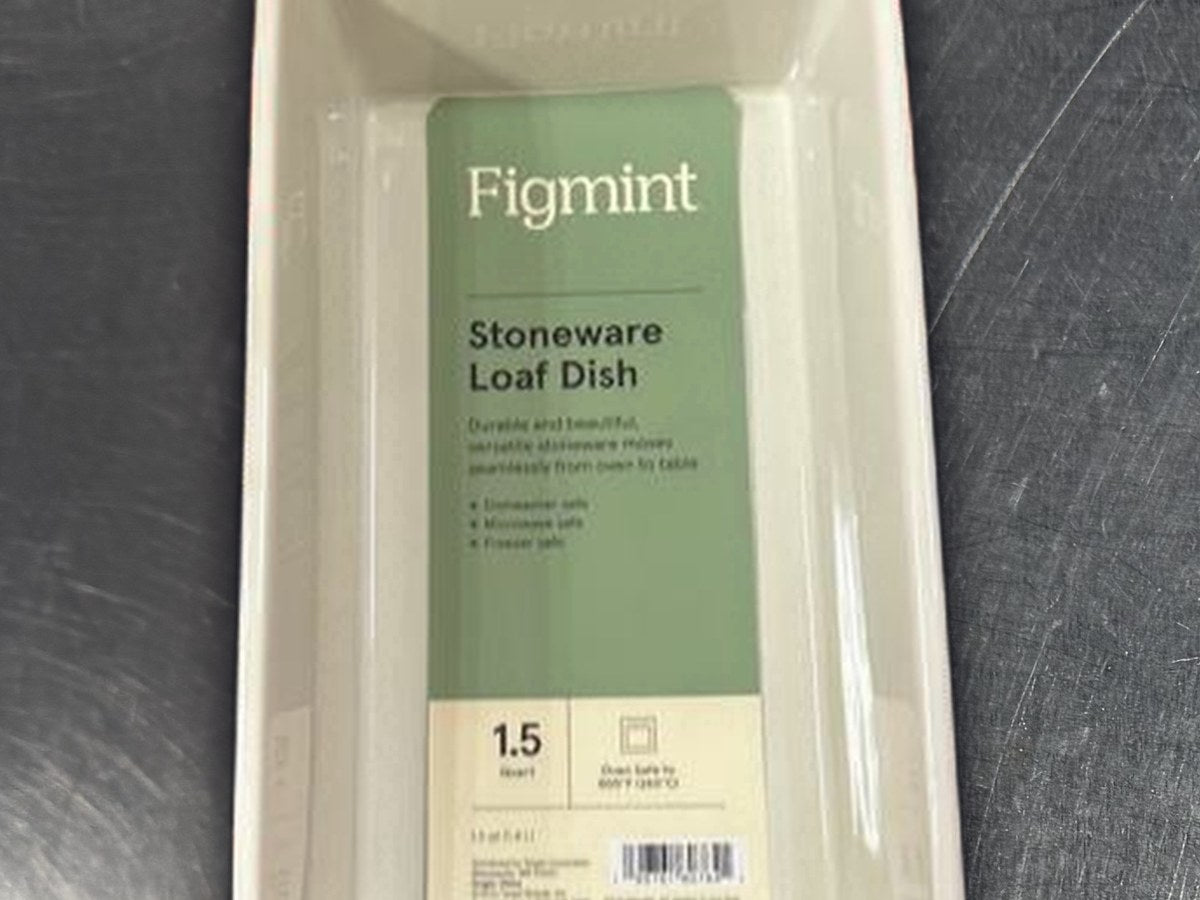 Figmint white loaf dish