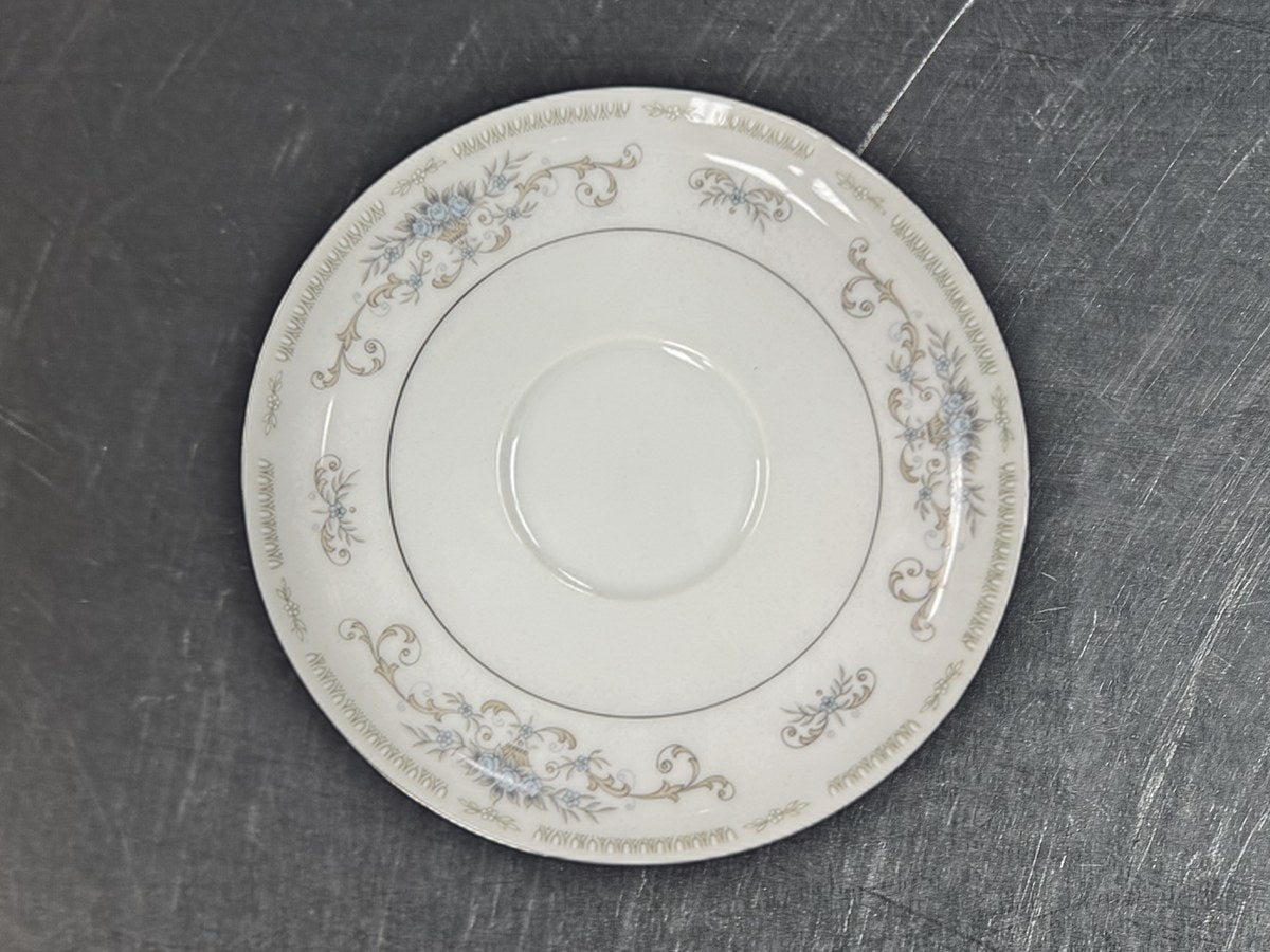 Fine Porcelain China Diane Floral Saucer: 1,898 ppm lead by XRF
