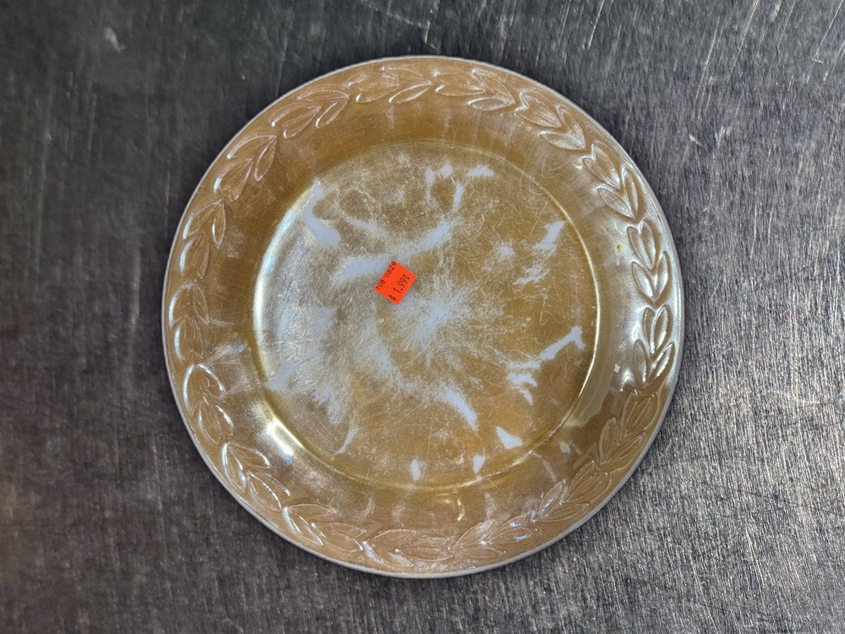Fire King Anchor Hocking Peach Luster Dish: no lead detected by XRF