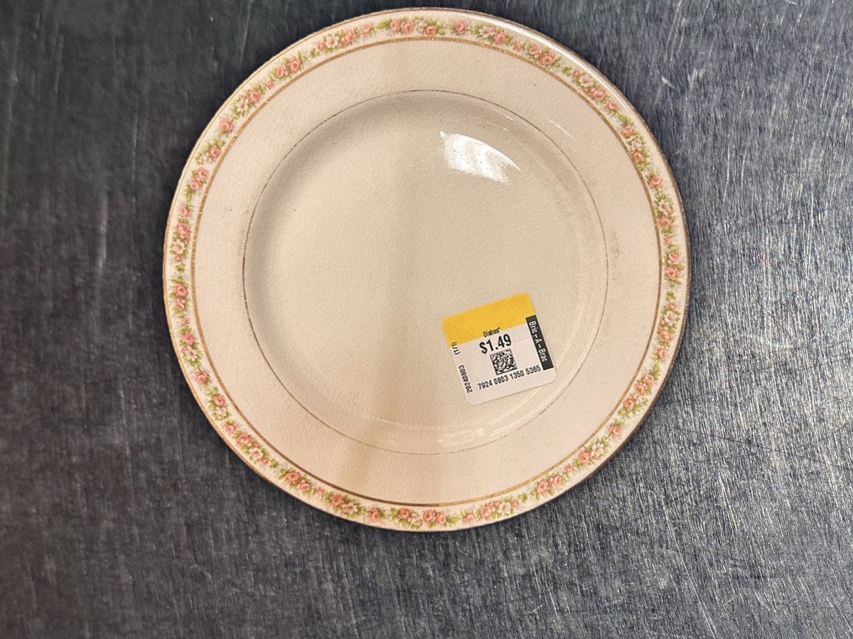 Floral Design Ceramic Dish: 83,722 ppm lead by XRF
