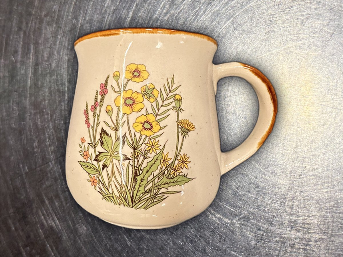 Flower Ceramic Coffee Mug: 694 ppm lead by XRF