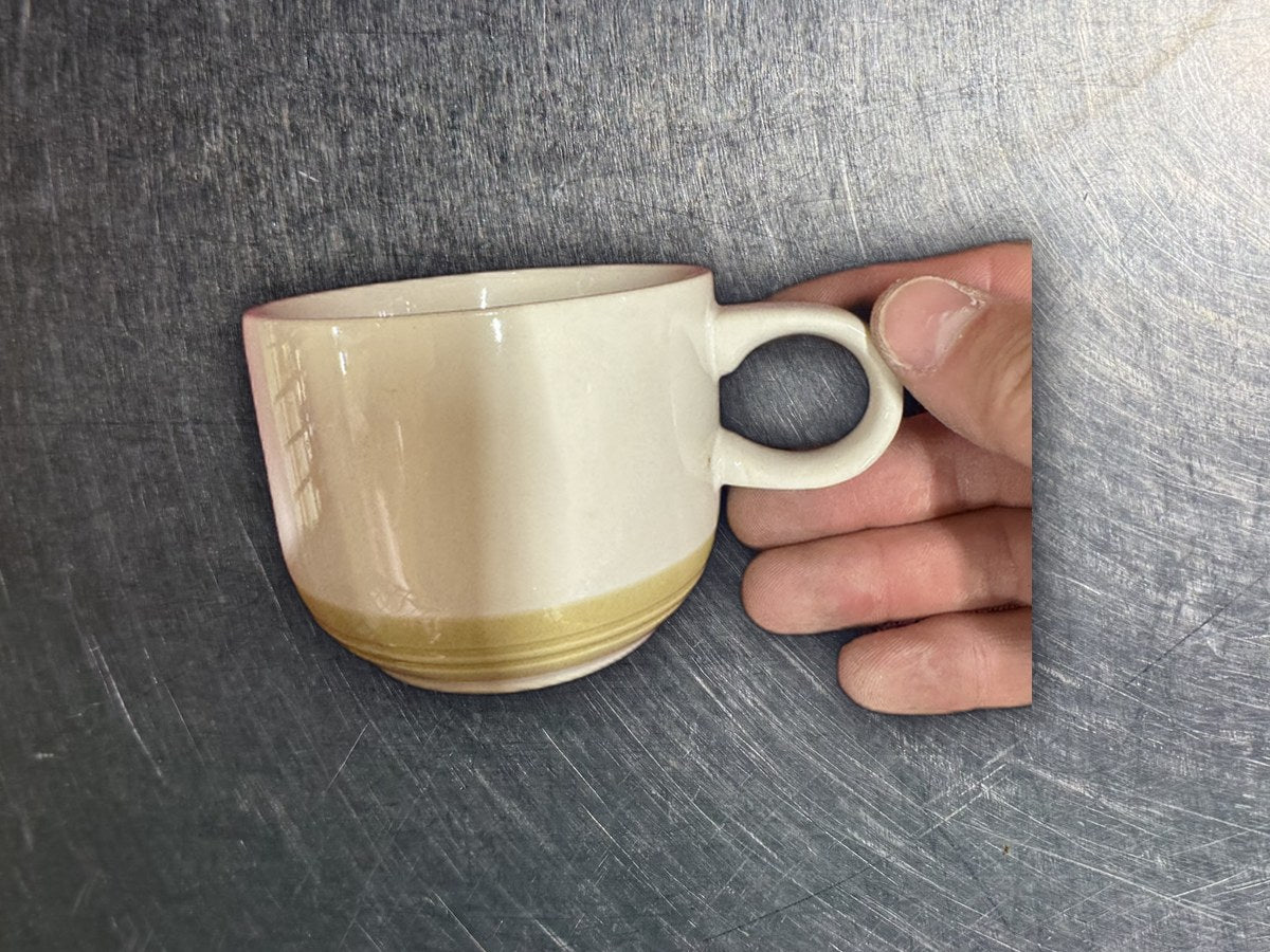 Genuine Stoneware Coffee Mug: no lead detected by XRF