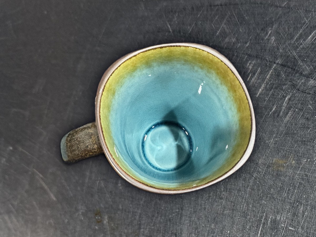 Gibson Elite Granito Blue Mug: 52 ppm lead by XRF