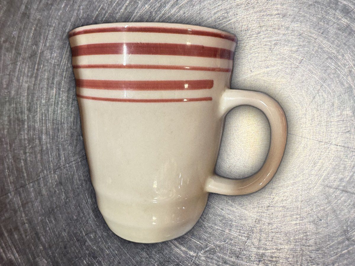 Gibson Everyday Red Round Line Coffee Mug: 58 ppm lead by XRF