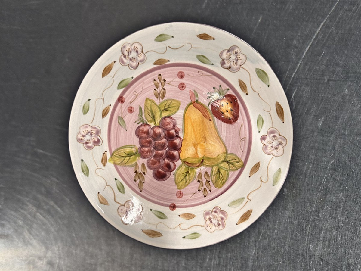 Gibson Hand Painted Fruit Dish: 616 ppm lead by XRF