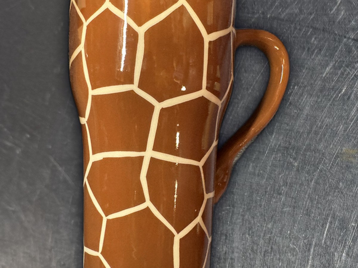 Giraffe Animal Skin Tall Mug: 735 ppm lead by XRF