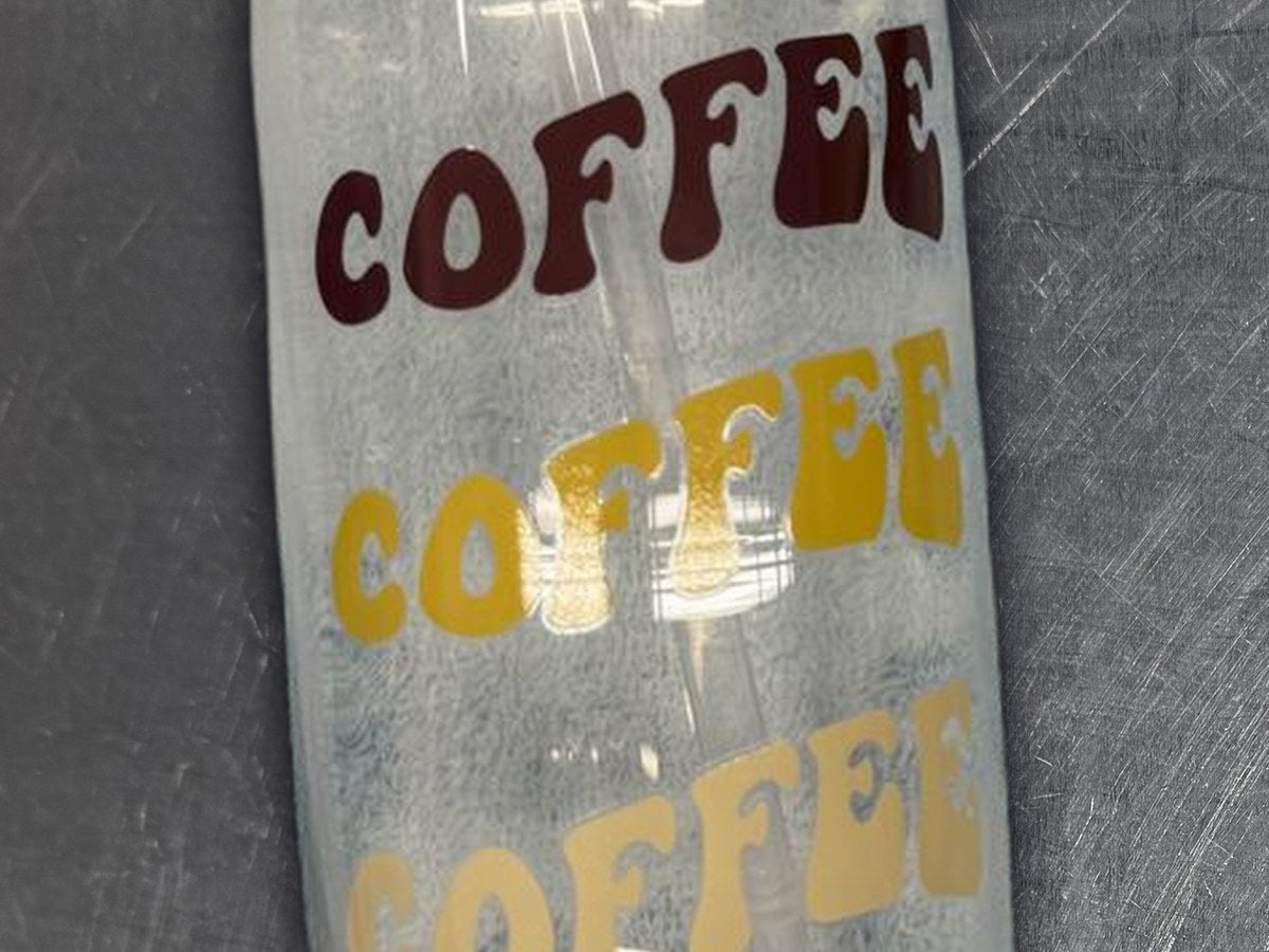 Glass Tumbler Coffee: 14 ppm lead by XRF